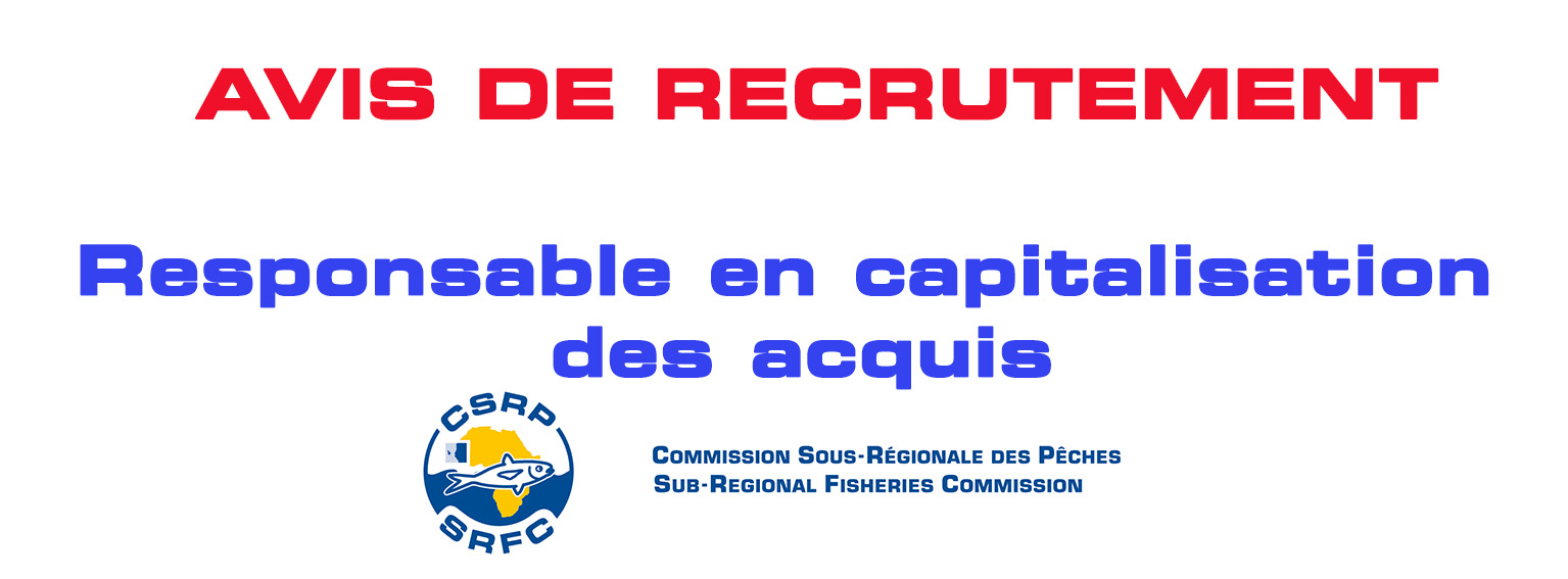 RECRUTEMENT D’UN (E) RESPONSABLE DE CAPITALISATION DES ACQUIS